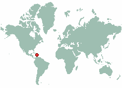 Los Tres Charcos in world map