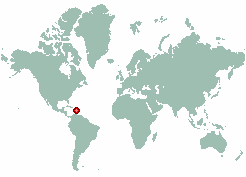 Isla Saona in world map